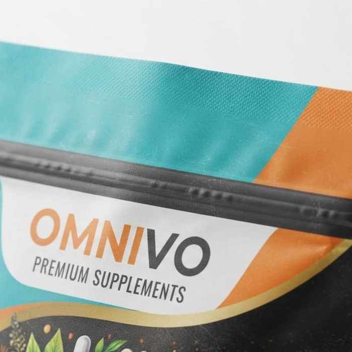 Close-up of stand-up pouch zipper and print detail